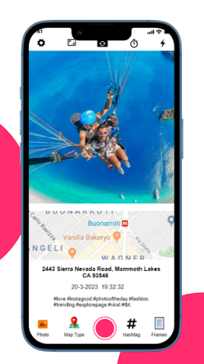 Android application GPS Camera Photo With Location screenshort