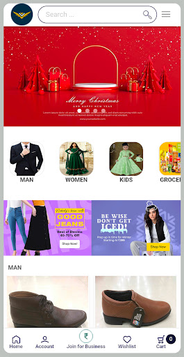 Android application VSL Shopping Mall screenshort