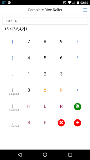 Complete Dice Roller Screenshot 1 - AppWisp.com
