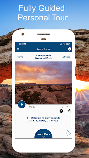 Screenshot of Canyonlands GPS Audio Guide