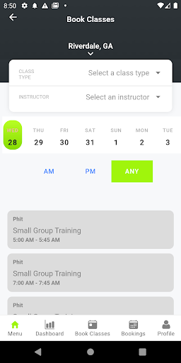 PHIT Member App Screen 2