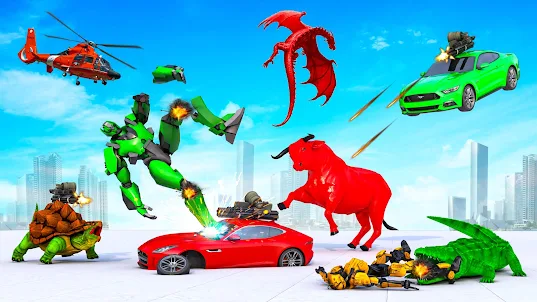 Multi animal robot car game