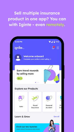Android application Ignite by Igloo screenshort