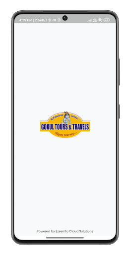Android application Gokul Travels screenshort