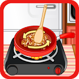 Cook game for girl restaurant icon