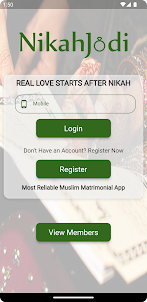 NikahJodi -Muslim Marriage App