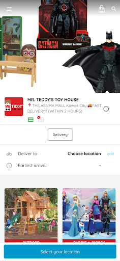 Android application Mr. Teddy's Toys screenshort