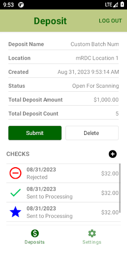 LSB Mobile RDC Screen 3