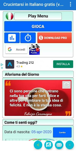 Anteprima dell'app