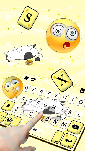 Sleepy Lazy Cat Keyboard Backg Screen 3