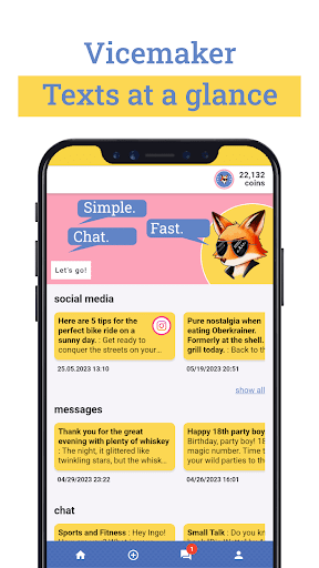 Android application Vicemaker screenshort