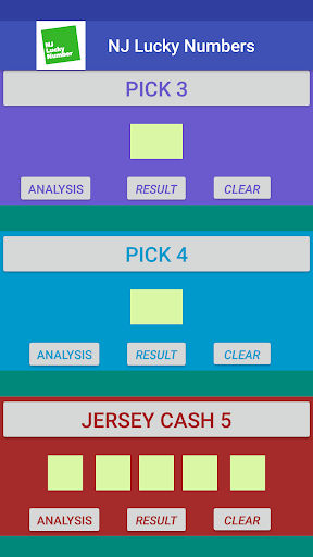 pick 3 and pick 4 for new jersey