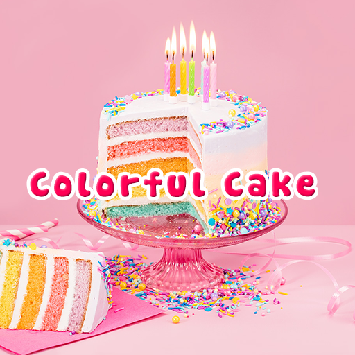 Colorful Cake Theme logo