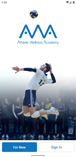 Android application Athlete Wellness Academy screenshort