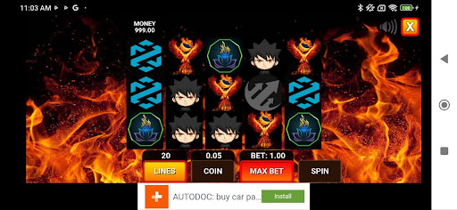 Android application 4REALZA SLOTS screenshort
