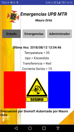 EmergenciasUPBMtr Screen 2