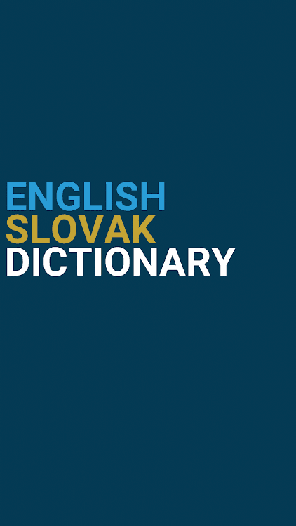 English : Slovak Dictionary - 3.0.2 - (Android)