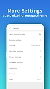 Pure Web Browser - Adblocker screenshot 1