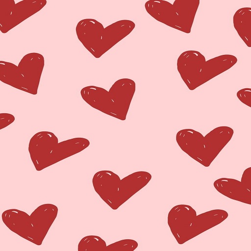 Red Heart Aesthetic Wallpaper