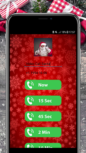 Santa Claus Video Call & Chat Screen 3