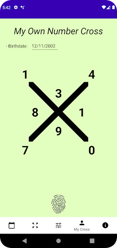 Numbers and Lucky Cross
