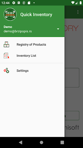 Quick Inventory Screen 2