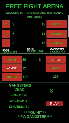 FREE FIGHT ARENA - Screenshot 3