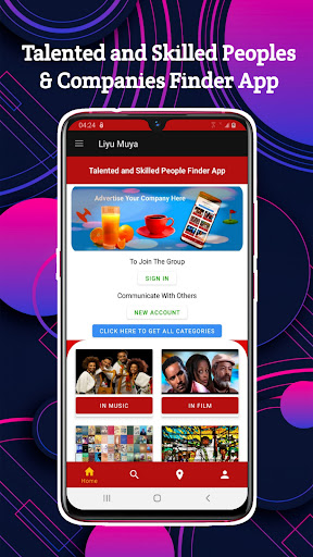 Android application Liyu Muya: Directory & Profile screenshort