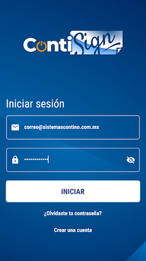 Contisign Screen 2
