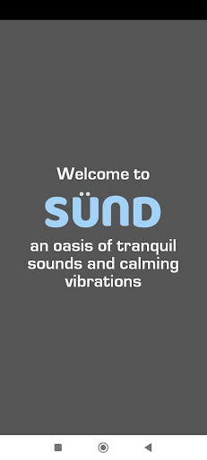 Android application SUND screenshort