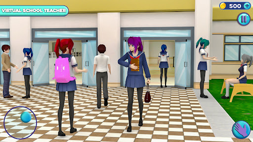 Anime Virtual School Teacher apkdebit screenshots 6