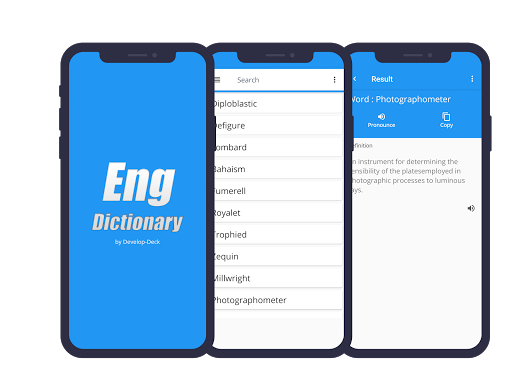 Android application English Dictionary screenshort