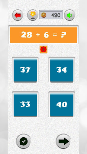 MATHi - Maths Quiz Game Screen 2