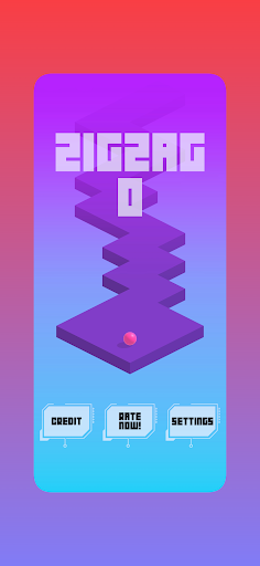 Android application ZigZag O screenshort