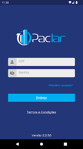 Android application Paclar screenshort