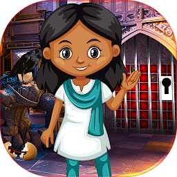 Triumphant Girl Escape