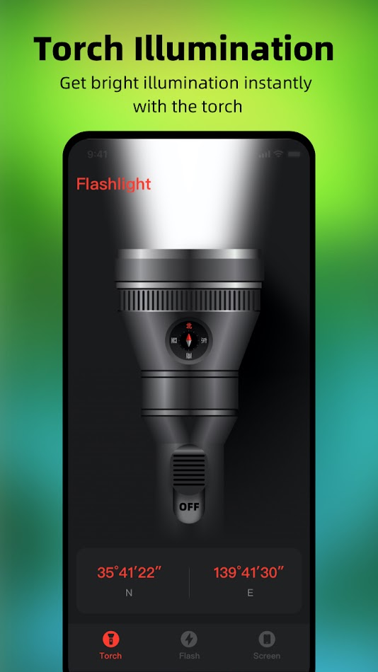 #2. Flashlight：Smart Torch (Android) By: BrilliantLead