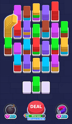 Card Shuffle: Color Sorting 3D - Screenshot 4