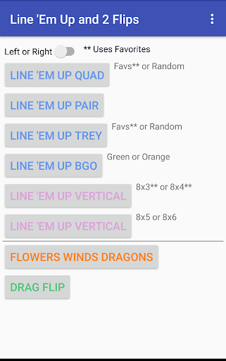 Android application Line 'Em Up and 2 Flips screenshort