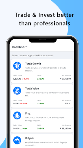 Android application QuantSmith screenshort