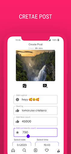 Instgrm Fake Chat, Post, Prof
