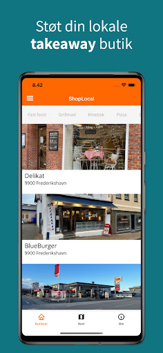 Android application ShopLocal screenshort
