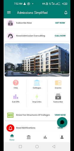 Cutoff- Admissions Simplified Screen 2