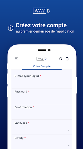 Android application WAY-D screenshort