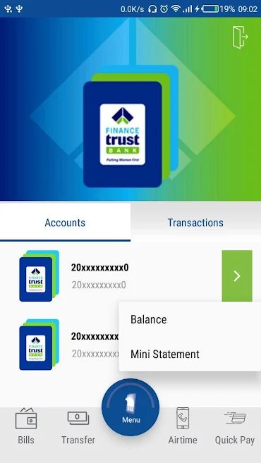 get a Finance Trust Bank Account Statement Online - UgTechMag.Com