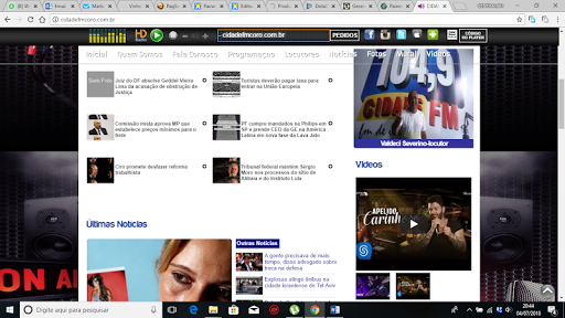 CIDADE FM Coromandel MG 1 Screen 2