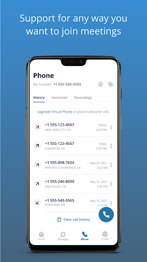 Screenshot of Free Conference Call