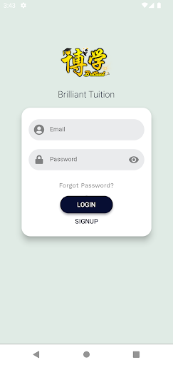 Android application Brilliant Tuition screenshort