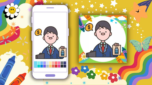 Coloring Book: Marketer App 1.2 APK + Мод (Unlimited money) за Android