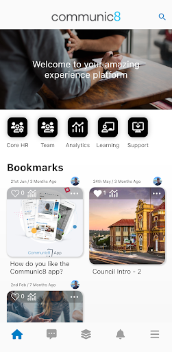 Android application Communic8 screenshort